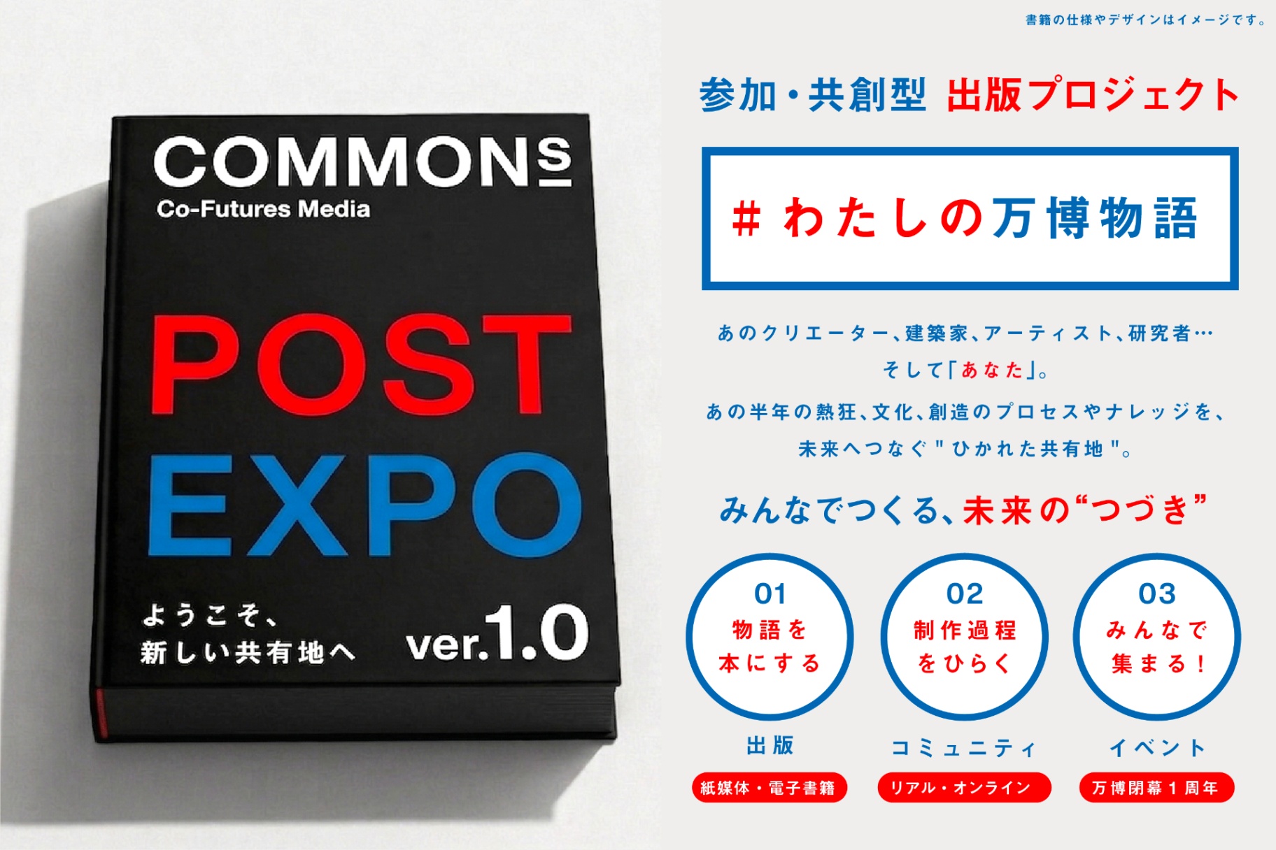 共創型出版プロジェクト】万博で生まれた文化や創造を、みんなで未来に