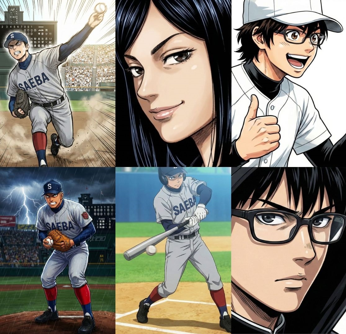 今までになかった教本的な要素を盛り込んだ野球漫画を広めたい! 今までになかった教本的な要素を盛り込んだ野球漫画を広めたい!