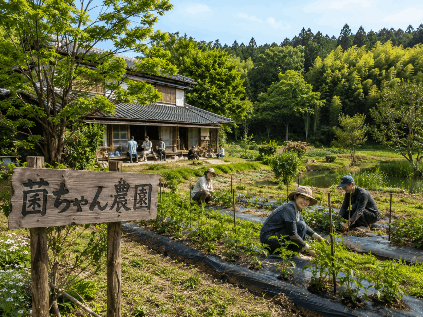 広島菌ちゃん農園は、菌ちゃんの力で土を再生し、子どもたちと未来の